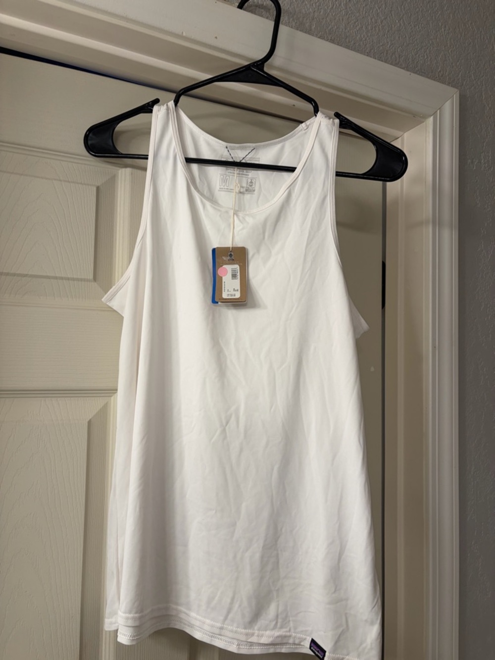 Patagonia White Women's Racerback Tank Top Capilene Cool